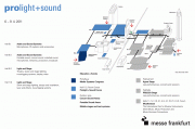 prolight+sound 2011 floor plan